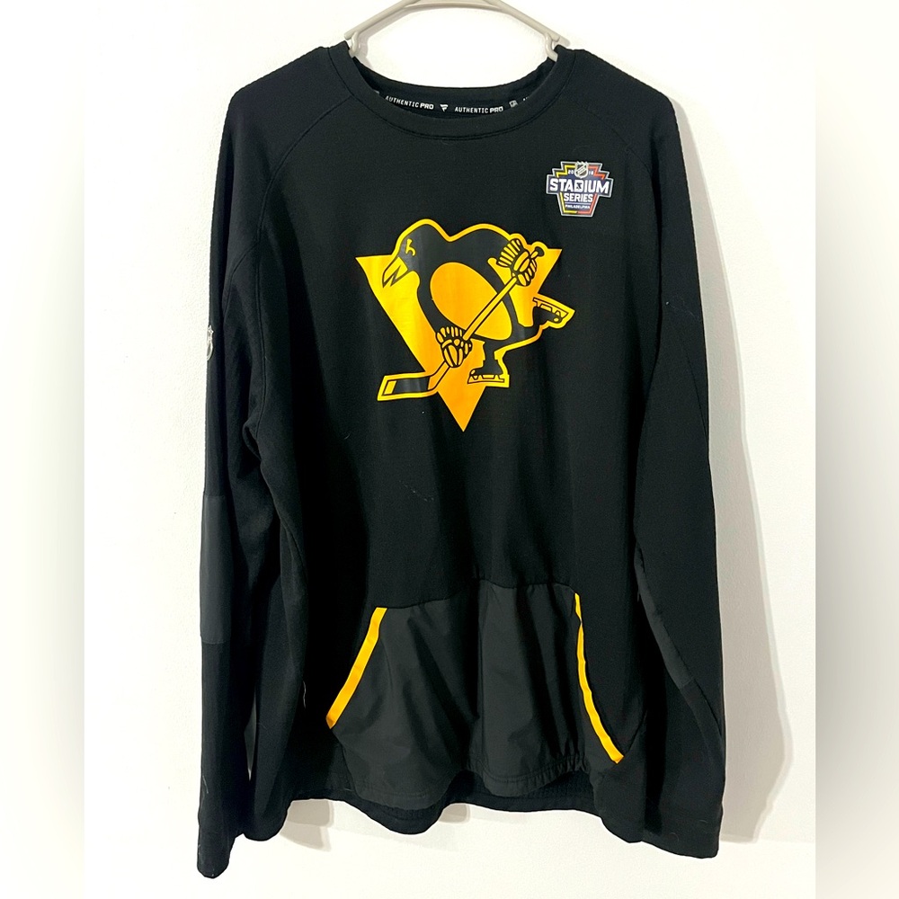 Pittsburgh Penguins Stadium Series 2018 Fanatics Long Sleeve Jersey Pullover